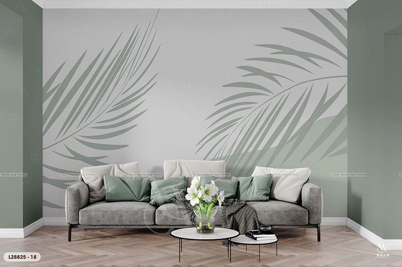  Tranh Dán Tường Lá Cây 8D 16D - L28825 