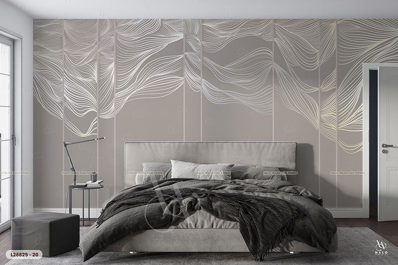  Tranh Dán Tường Lá Cây 8D 16D - L28825 