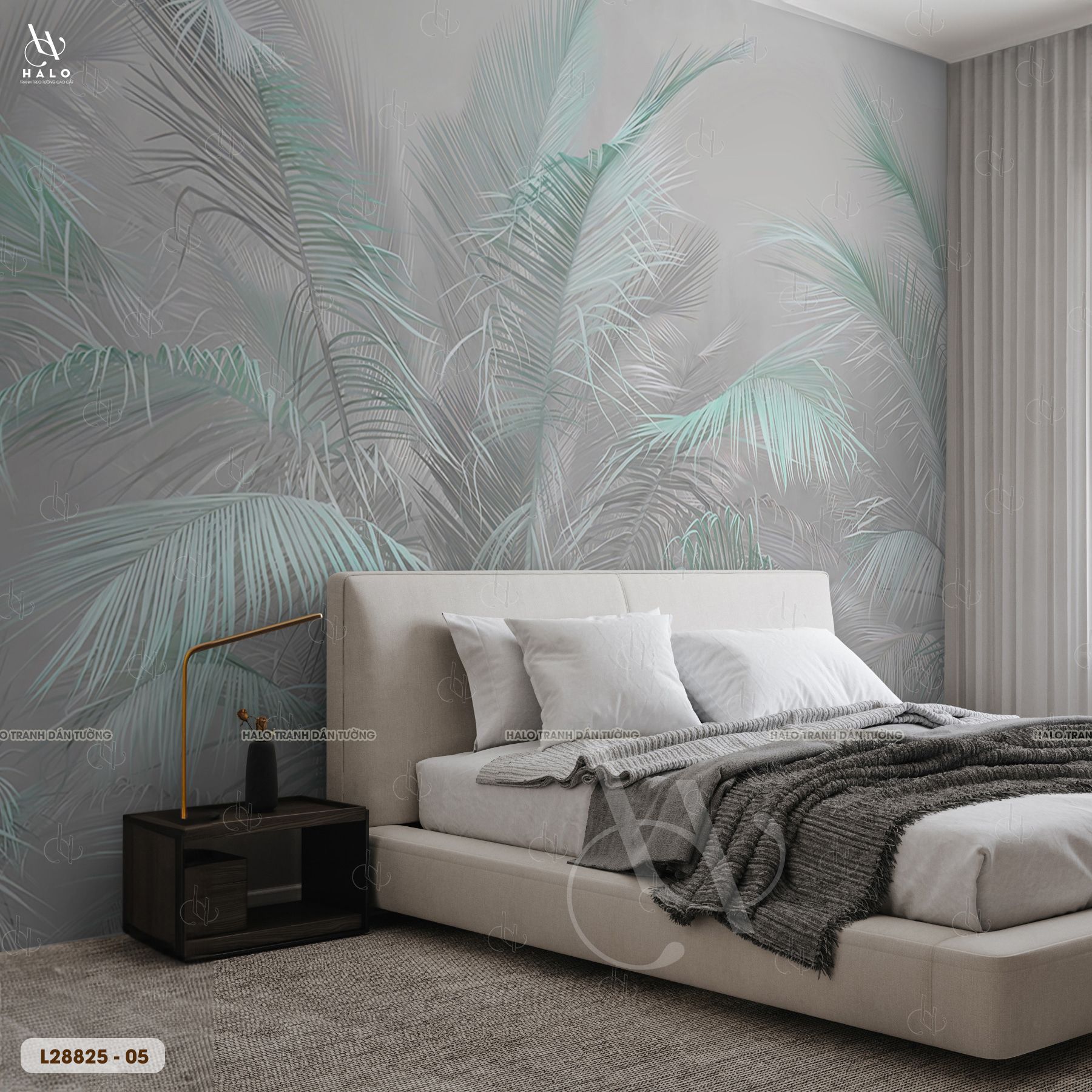  Tranh Dán Tường Lá Cây 8D 16D - L28825 