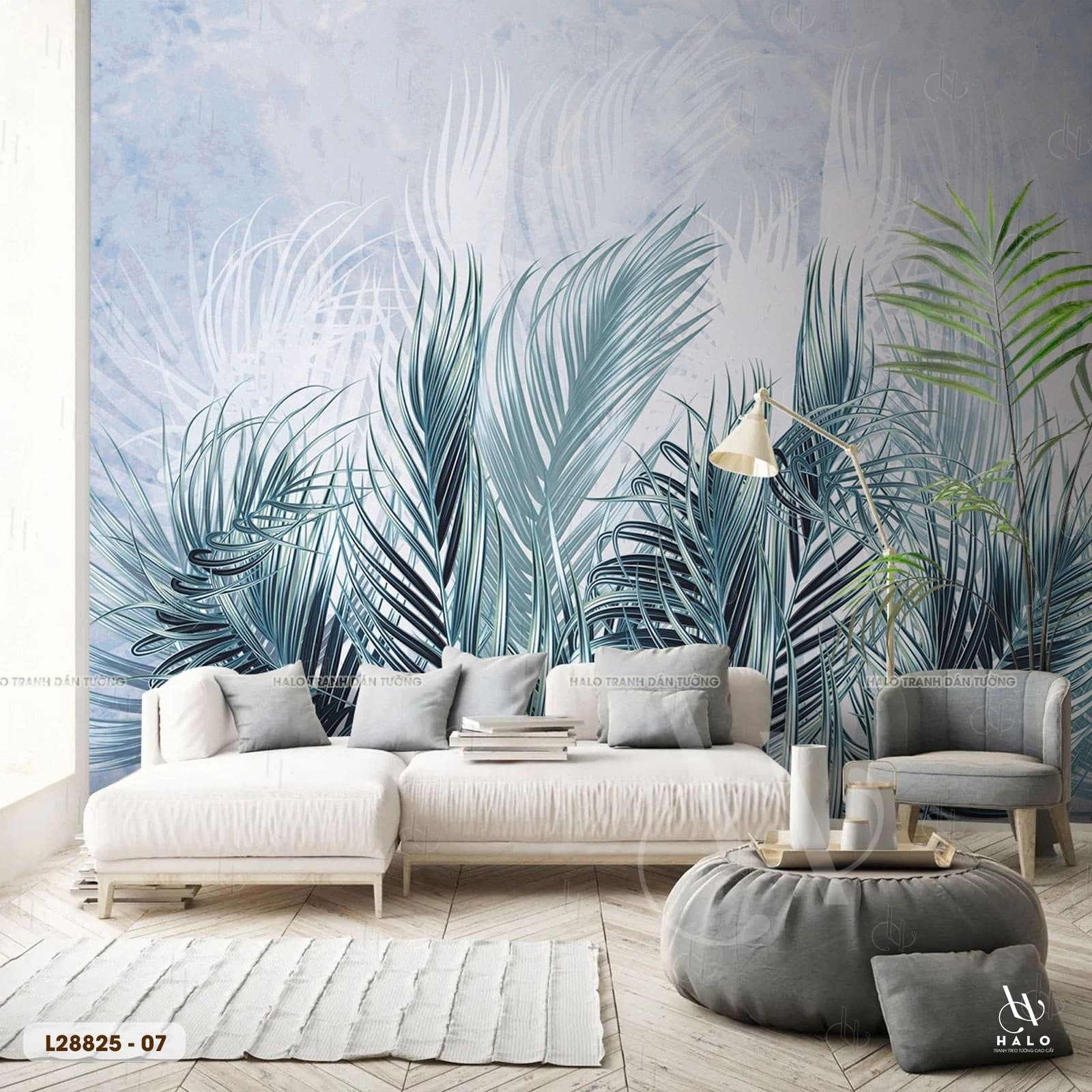  Tranh Dán Tường Lá Cây 8D 16D - L28825 