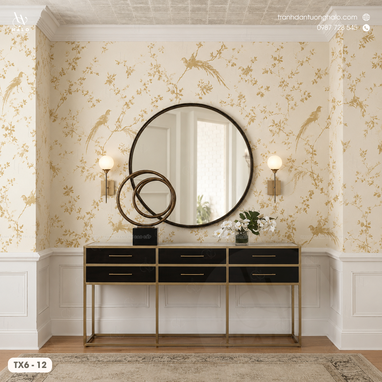  Tranh Dán Tường Họa Tiết Pattern - TX6 - 12 