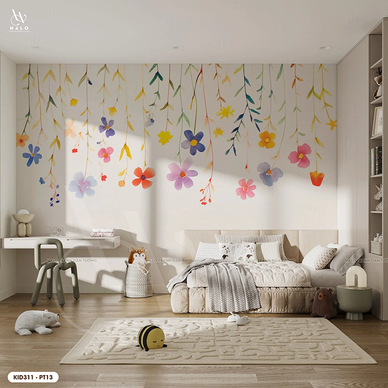  Tranh Dán Tường Họa Tiết Cho Trẻ 8D 16D - KID311 