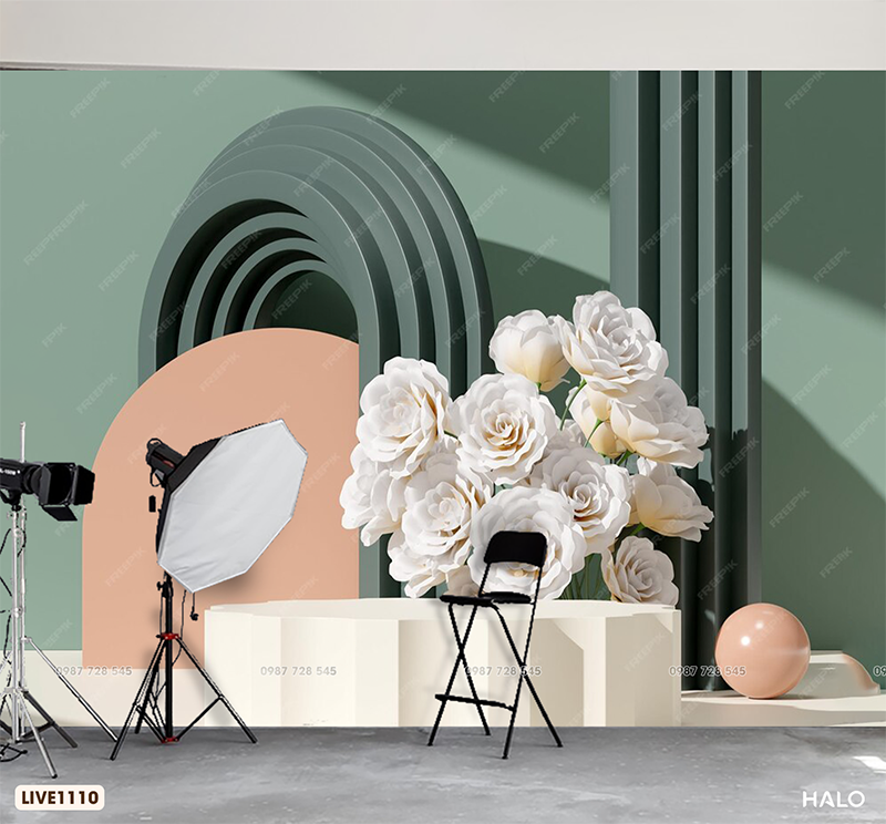  Tranh Dán Tường Studio 8D 16D  - LIVE1110 