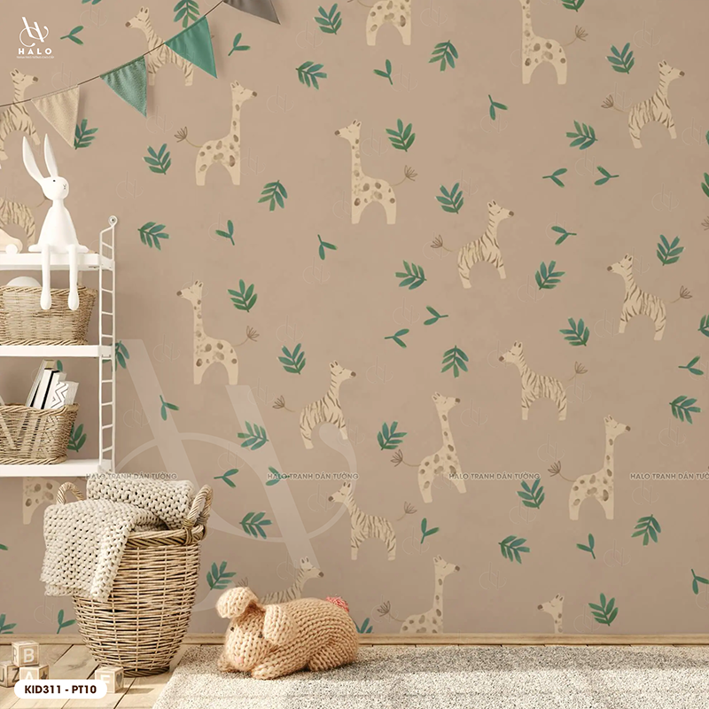  Tranh Dán Tường Họa Tiết Cho Trẻ 8D 16D - KID311 