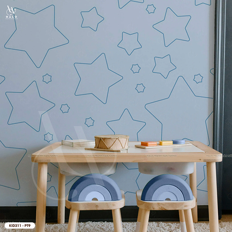  Tranh Dán Tường Họa Tiết Cho Trẻ 8D 16D - KID311 