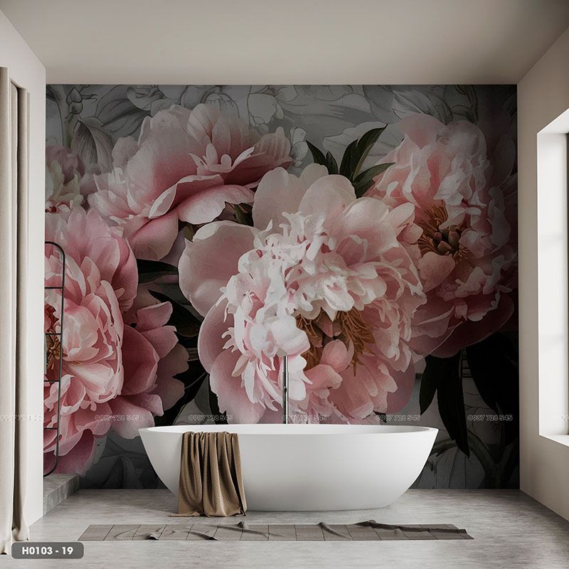  Tranh Dán Tường Hoa 8D 16D - H0103 