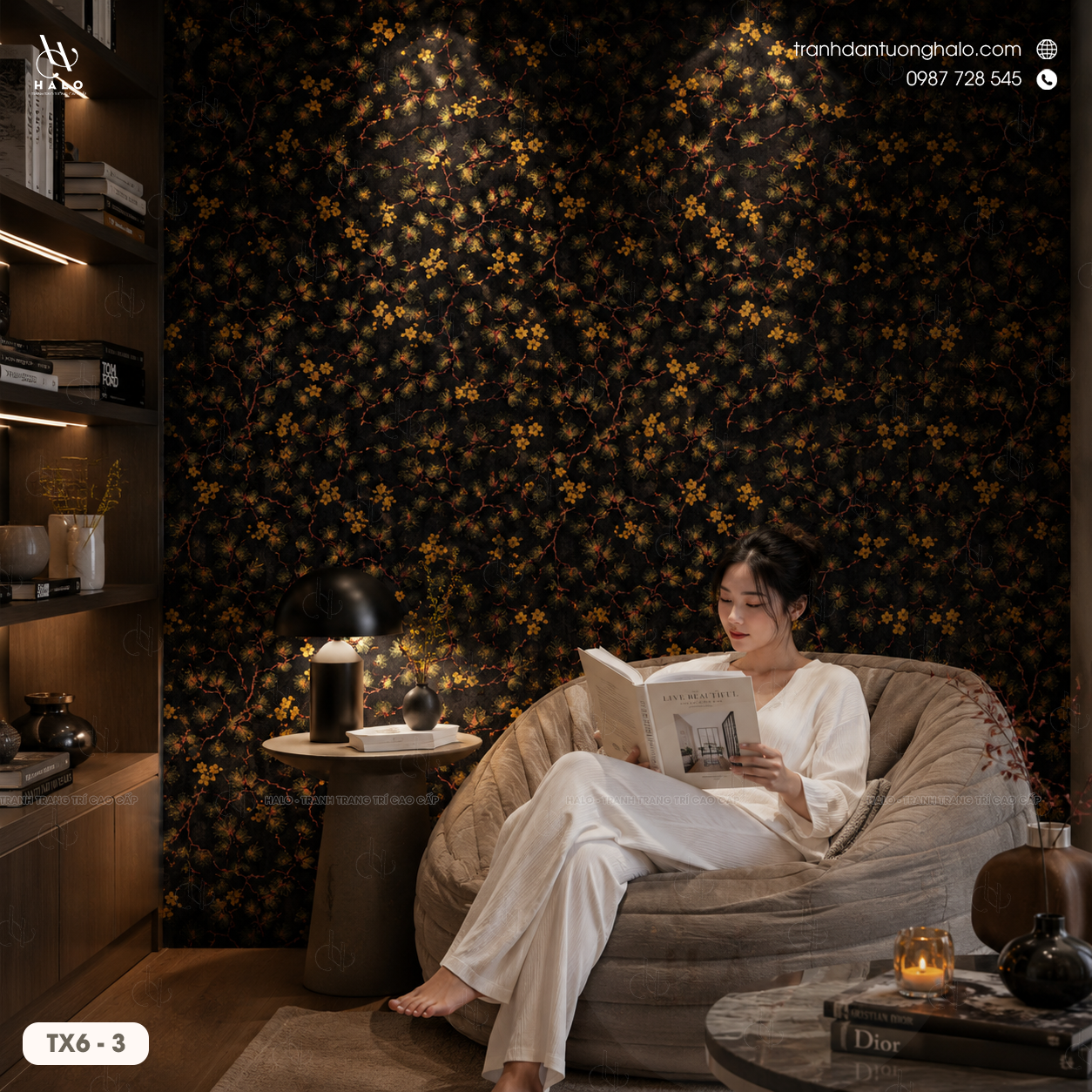  Tranh Dán Tường Họa Tiết Pattern - TX6 - 3 