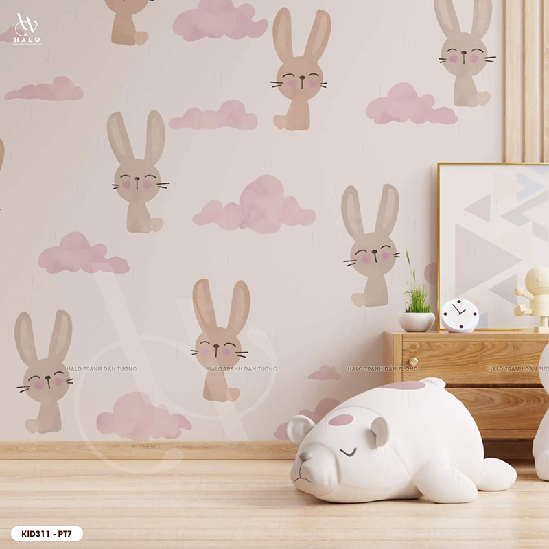  Tranh Dán Tường Họa Tiết Cho Trẻ 8D 16D - KID311 