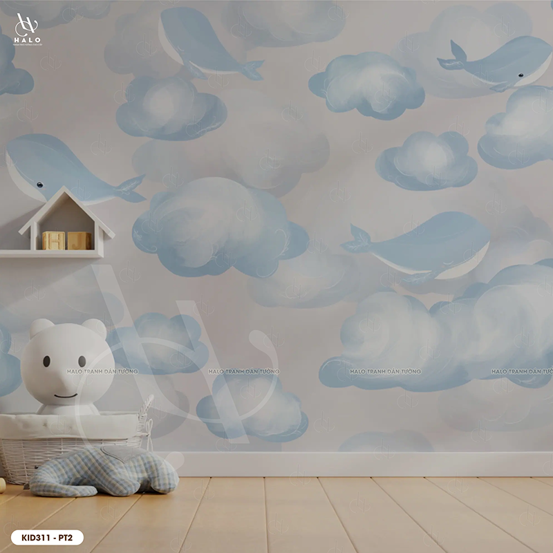  Tranh Dán Tường Họa Tiết Cho Trẻ 8D 16D - KID311 