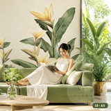  Tranh Dán Tường Lá Cây 8D 16D - L5 - A3 