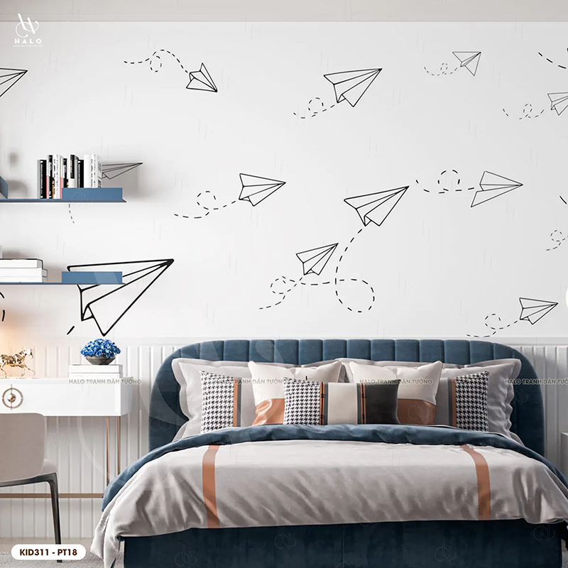  Tranh Dán Tường Họa Tiết Cho Trẻ 8D 16D - KID311 