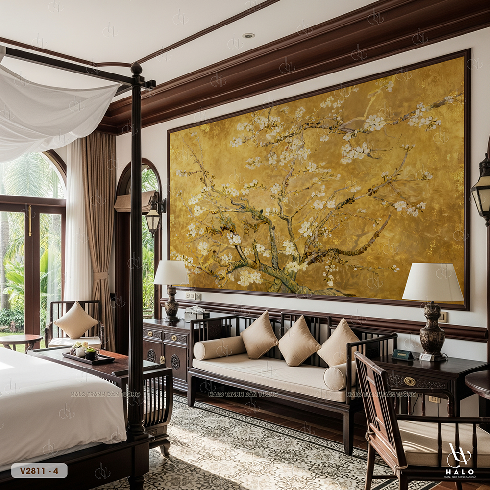  Tranh Dán Tường Indochine 8D 16D - V2811 - 4 