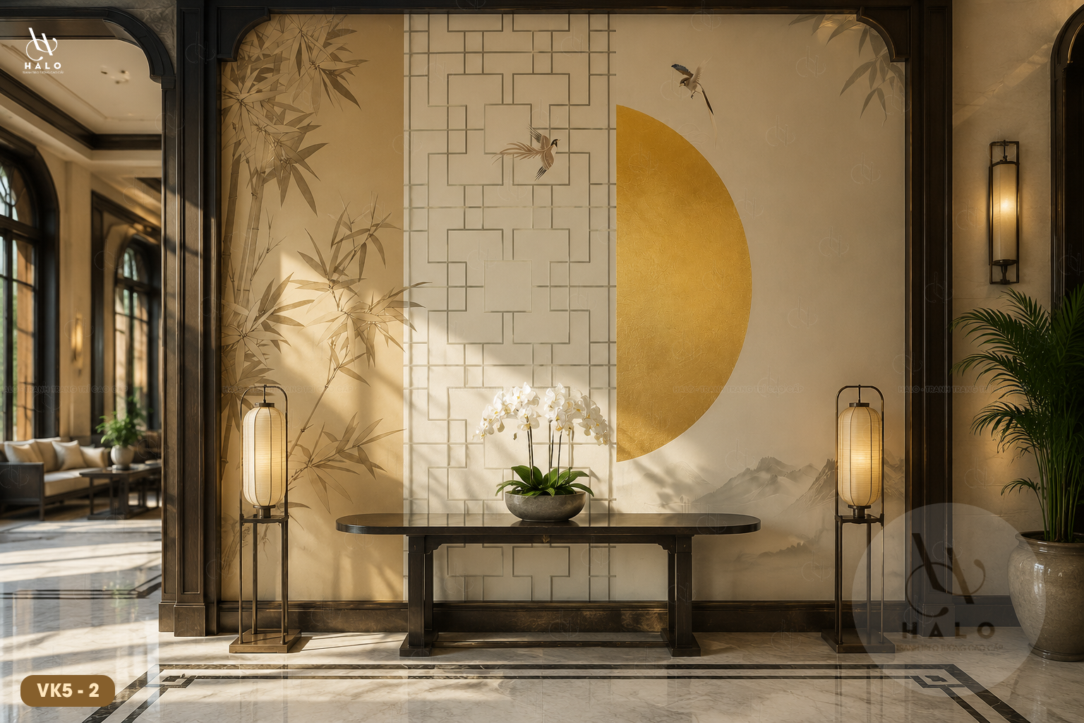  Tranh Dán Tường Indochine 8D 16D - VK5 - 2 