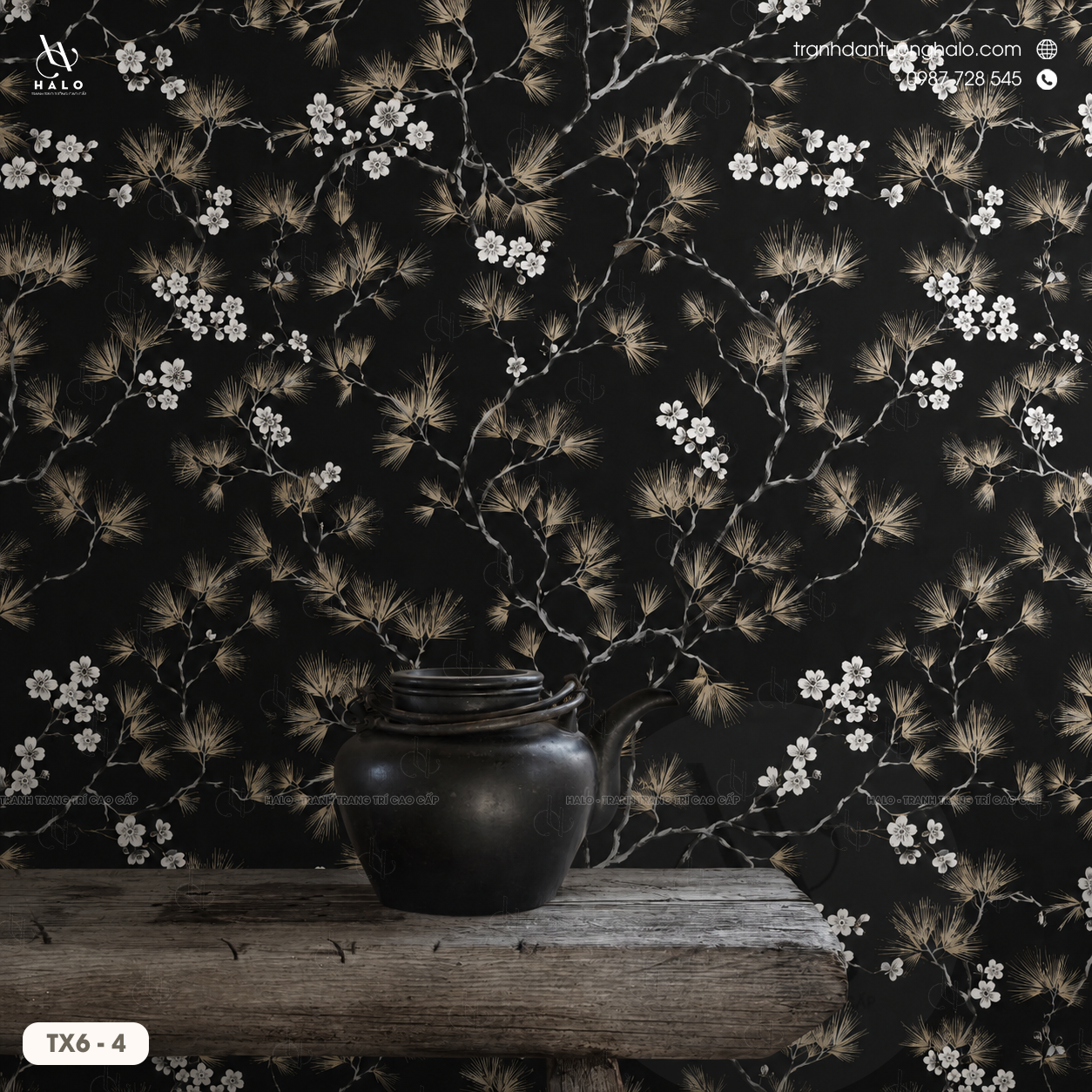  Tranh Dán Tường Họa Tiết Pattern - TX6 - 4 