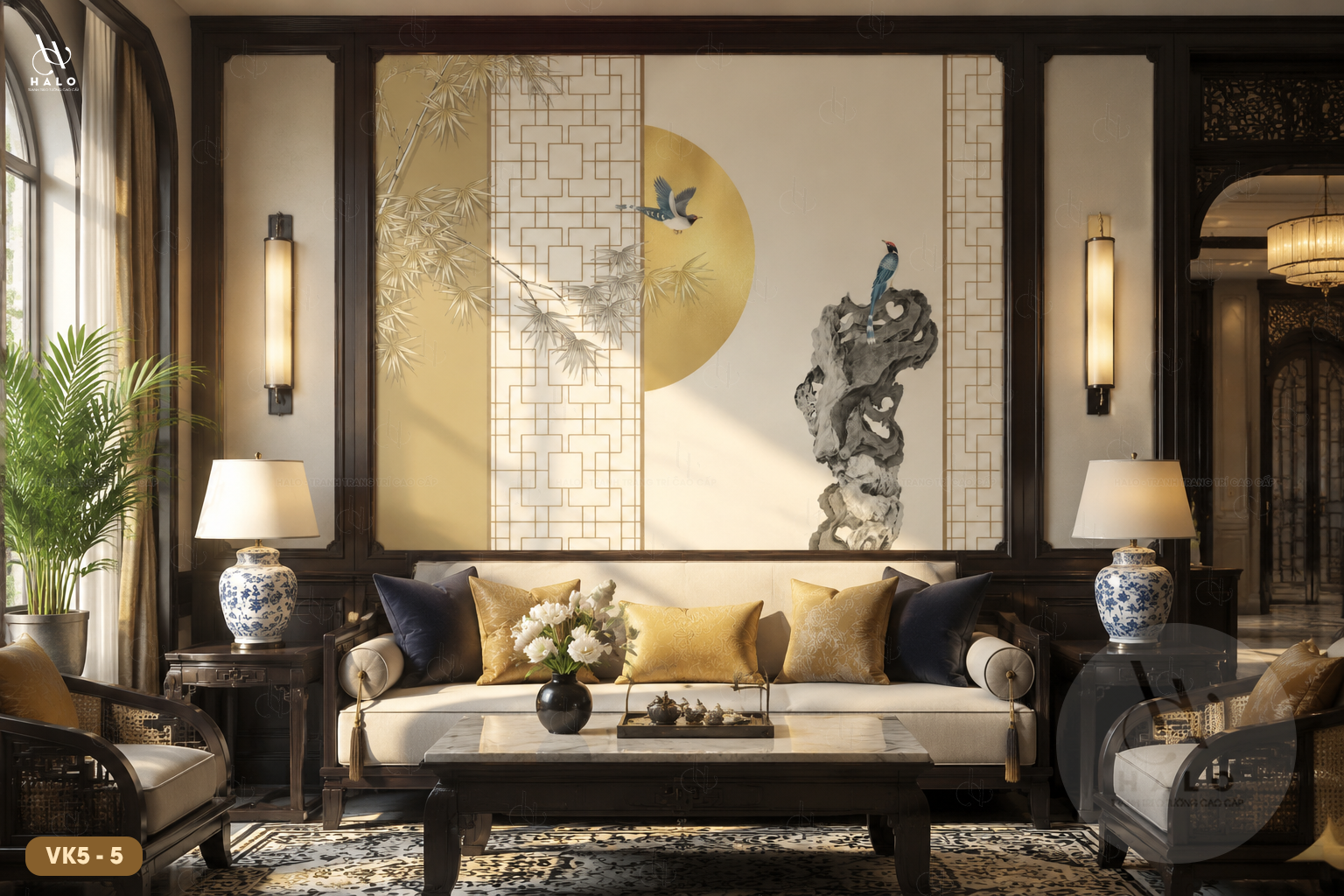  Tranh Dán Tường Indochine 8D 16D - VK5 - 5 