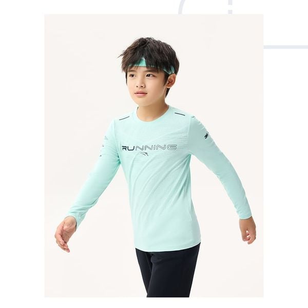 Áo Thun Dài Tay Bé Trai Ls Tee Running Anta Kids W352335433