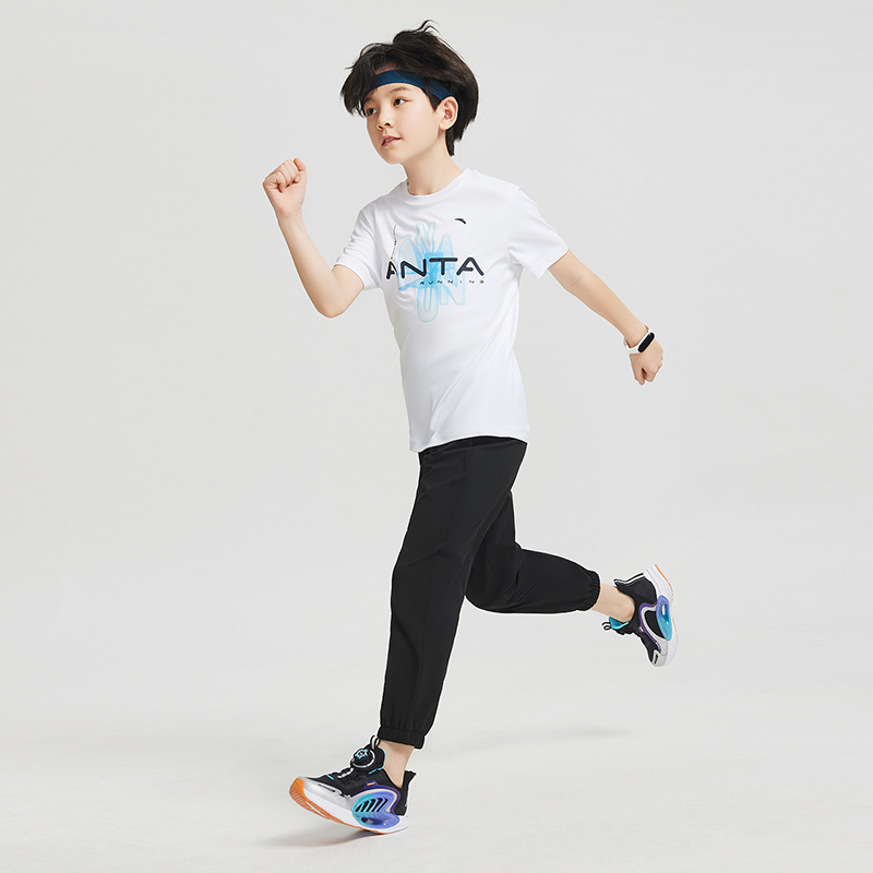 Áo Phông Ngắn Tay Thể Thao Thời Trang Bé Trai Anta Kids Running A3524B5105
