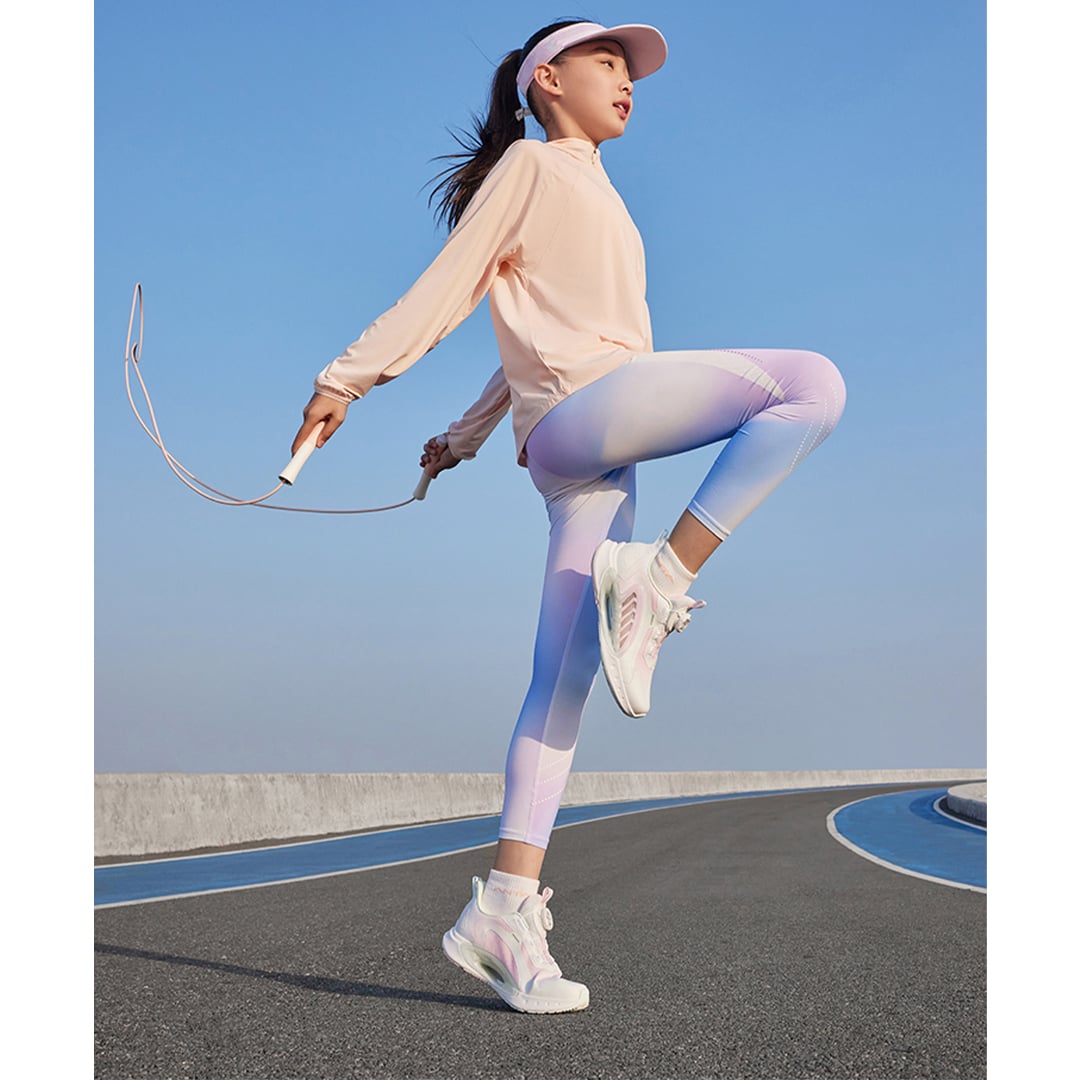 Giày Chạy Thể Thao Bé Gái Size 34-39 Anta Kids Zhuyue 2.0 3224B5518