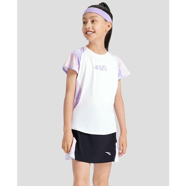 Áo Phông Ngắn Tay Bé Gái Anta Kids Running 3624B5101-1