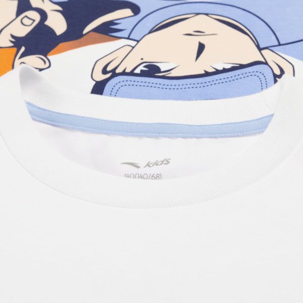 Áo Phông Ngắn Tay Thể Thao Thời Trang Bé Trai Anta Kids Get Wild 3524B8105