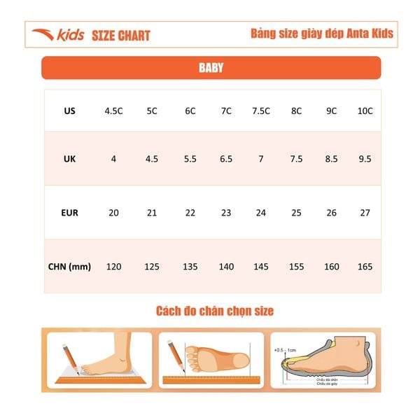 Giày Thể Thao Bé Trai Size 22-27 Anta Kids Cny-Good Luck 3125C0016-2
