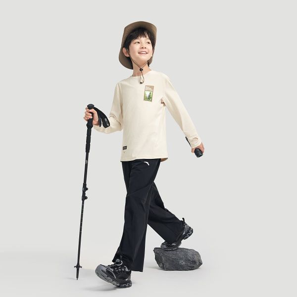 Áo Phông Dài Tay Thời Trang Bé Trai Anta Kids T524C6402