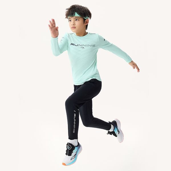 Áo Thun Dài Tay Bé Trai Ls Tee Running Anta Kids W352335433