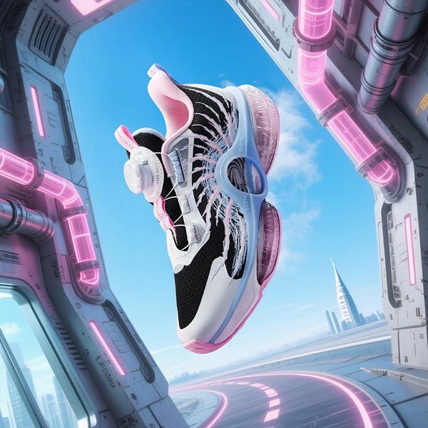 Giày Chạy Thể Thao Bé Gái Size 34-38 Anta Kids UFO 7.0 3225C5507-2