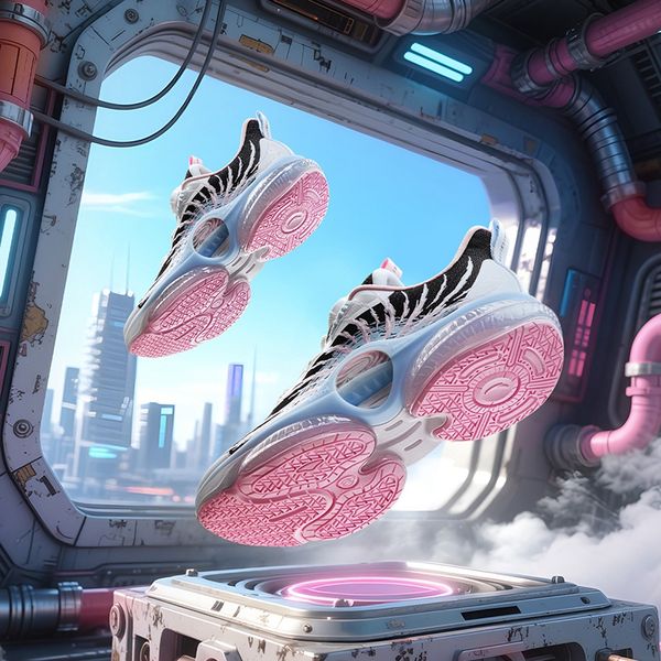 Giày Chạy Thể Thao Bé Gái Size 34-38 Anta Kids UFO 7.0 3225C5507-2