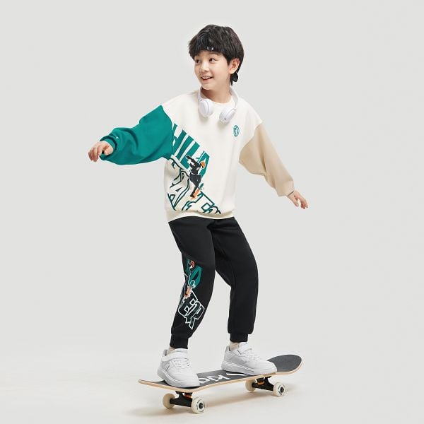 Quần Dài Thể Thao Bé Trai Anta Kids Wildplayer-2P 3524C8503-1