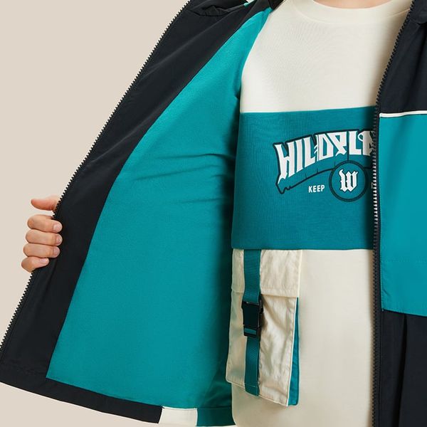 Áo Khoác Thể Thao Bé Trai Anta Kids Wildplayer-2P 3524C8603-2