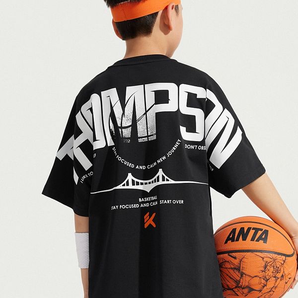 Áo Phông Ngắn Tay Thể Thao Bé Trai Anta Kids 352521102-4