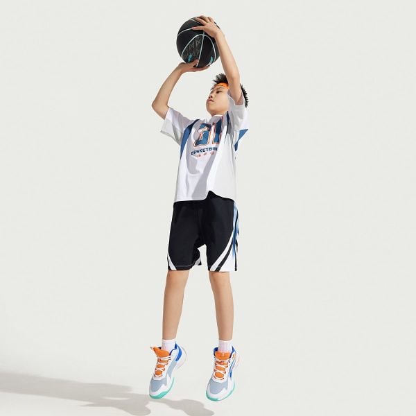 Quần Short Thể Thao Bé Trai Anta Kids 352521703-3