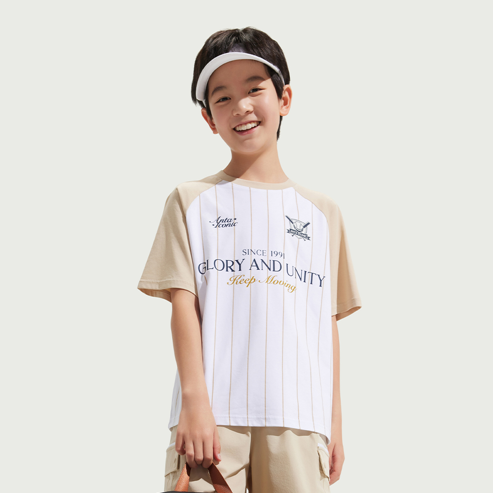 Áo Phông Ngắn Tay Thể Thao Bé Trai Anta Kids 352528134-2