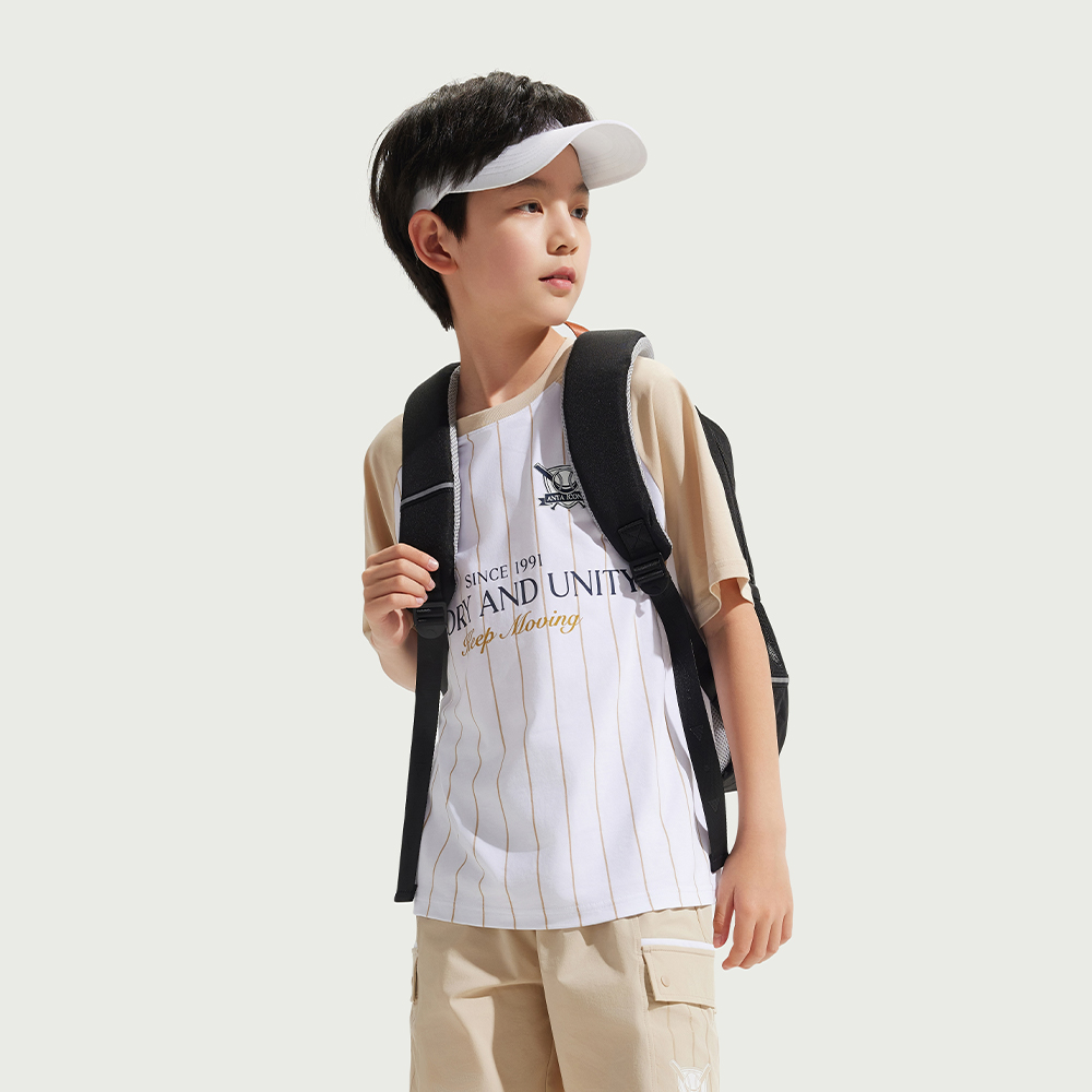 Áo Phông Ngắn Tay Thể Thao Bé Trai Anta Kids 352528134-2