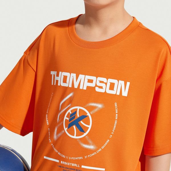 Áo Phông Ngắn Tay Bé Trai Anta Kids Basketball 3525B1107-3