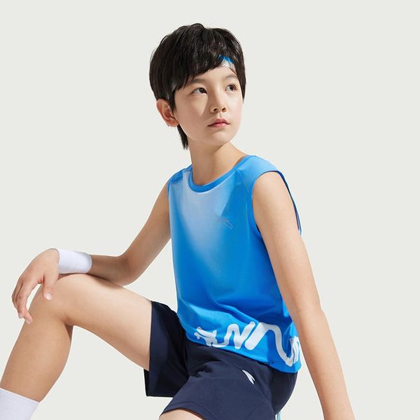 Áo Ba Lỗ Thể Thao Bé Trai Anta Kids Running 3525B5108-3