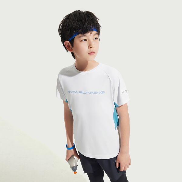 Áo Phông Thể Thao Bé Trai Anta Kids 3525B5117-2