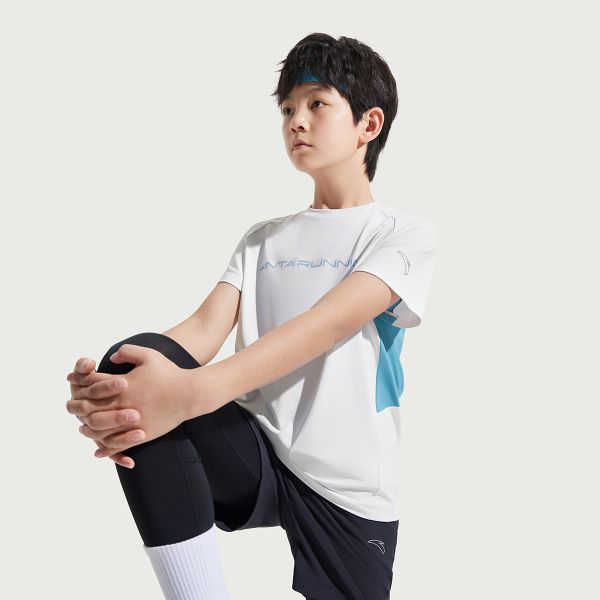 Áo Phông Thể Thao Bé Trai Anta Kids 3525B5117-2