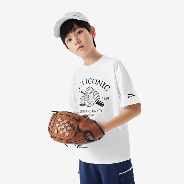 Áo Phông Thể Thao Bé Trai Anta Kids 3525B8131-1