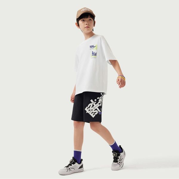 Áo Phông Ngắn Tay Bé Trai Anta Kids Wildplayer 3525B8133-1