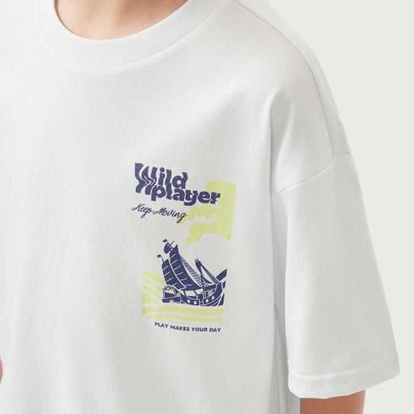 Áo Phông Ngắn Tay Bé Trai Anta Kids Wildplayer 3525B8133-1