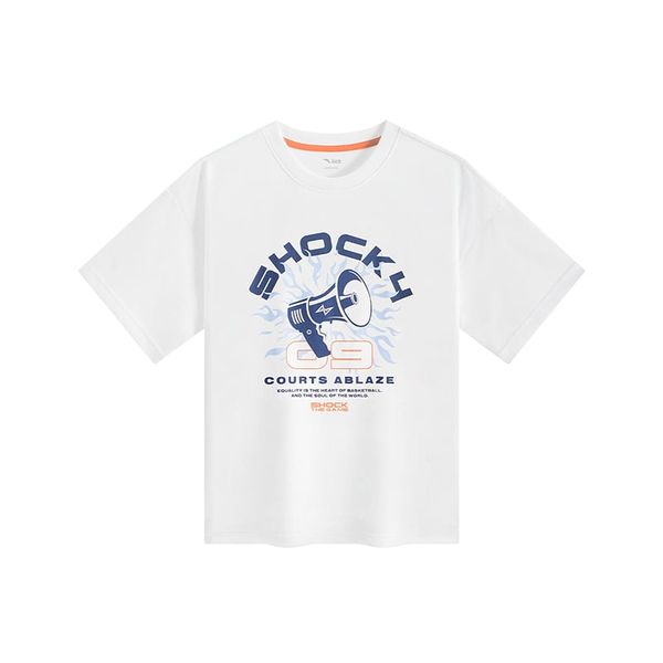 Áo Phông Ngắn Tay Thể Thao Bé Trai Anta Kids 3525C1104-2