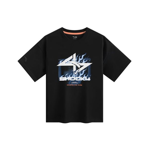 Áo Phông Ngắn Tay Thể Thao Bé Trai Anta Kids 3525C1104-4