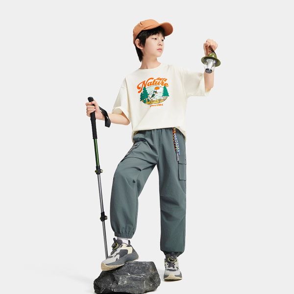 Áo Phông Thể Thao Bé Trai Anta Kids 3525C6105-1