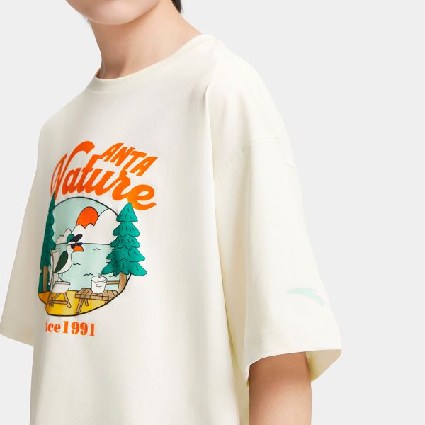 Áo Phông Thể Thao Bé Trai Anta Kids 3525C6105-1