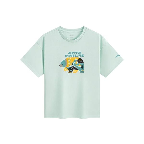 Áo Phông Ngắn Tay Thể Thao Thời Trang Bé Trai Anta Kids 3525C6113-3