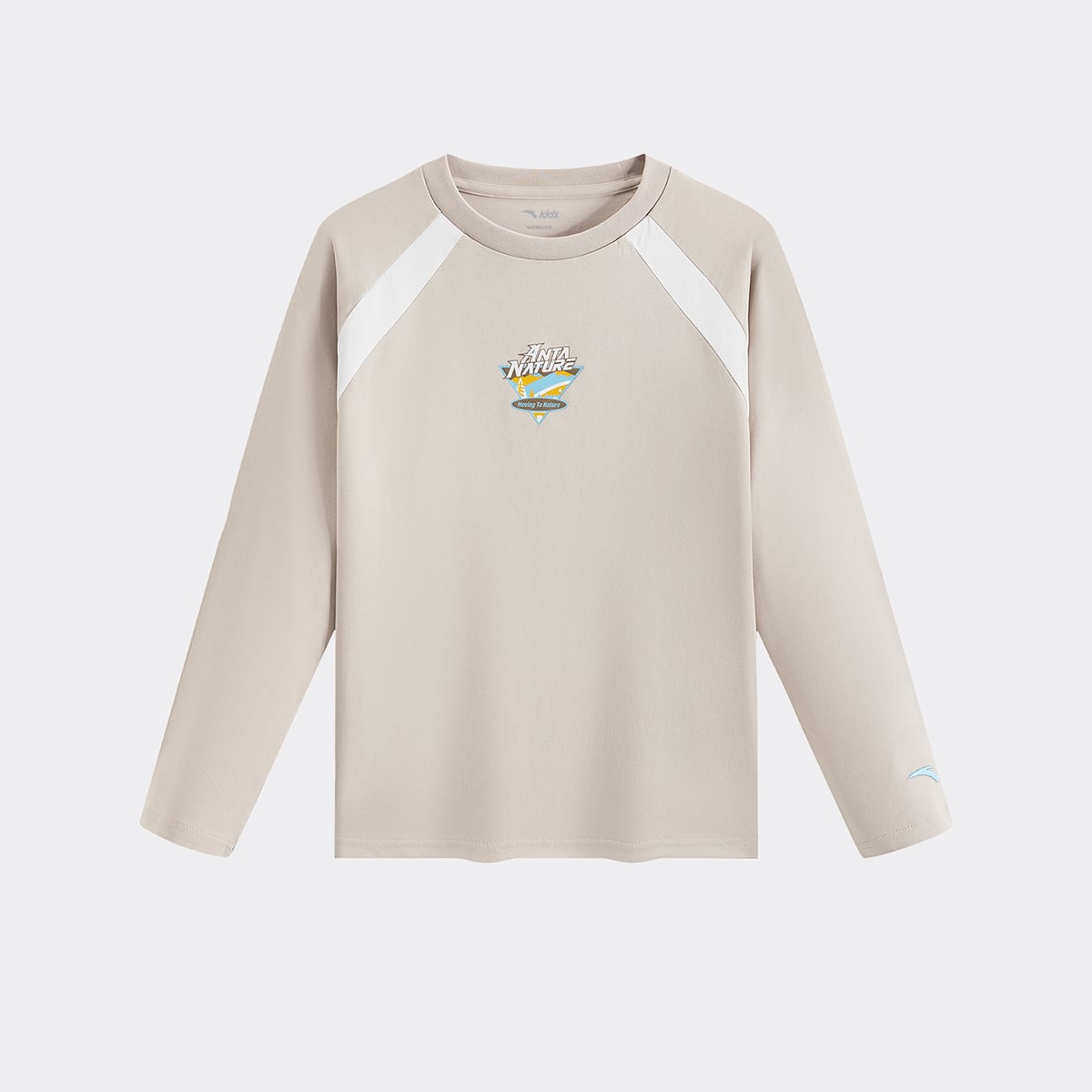 Áo Thun Dài Tay Thể Thao Bé Trai Anta Kids 3525C6402-2
