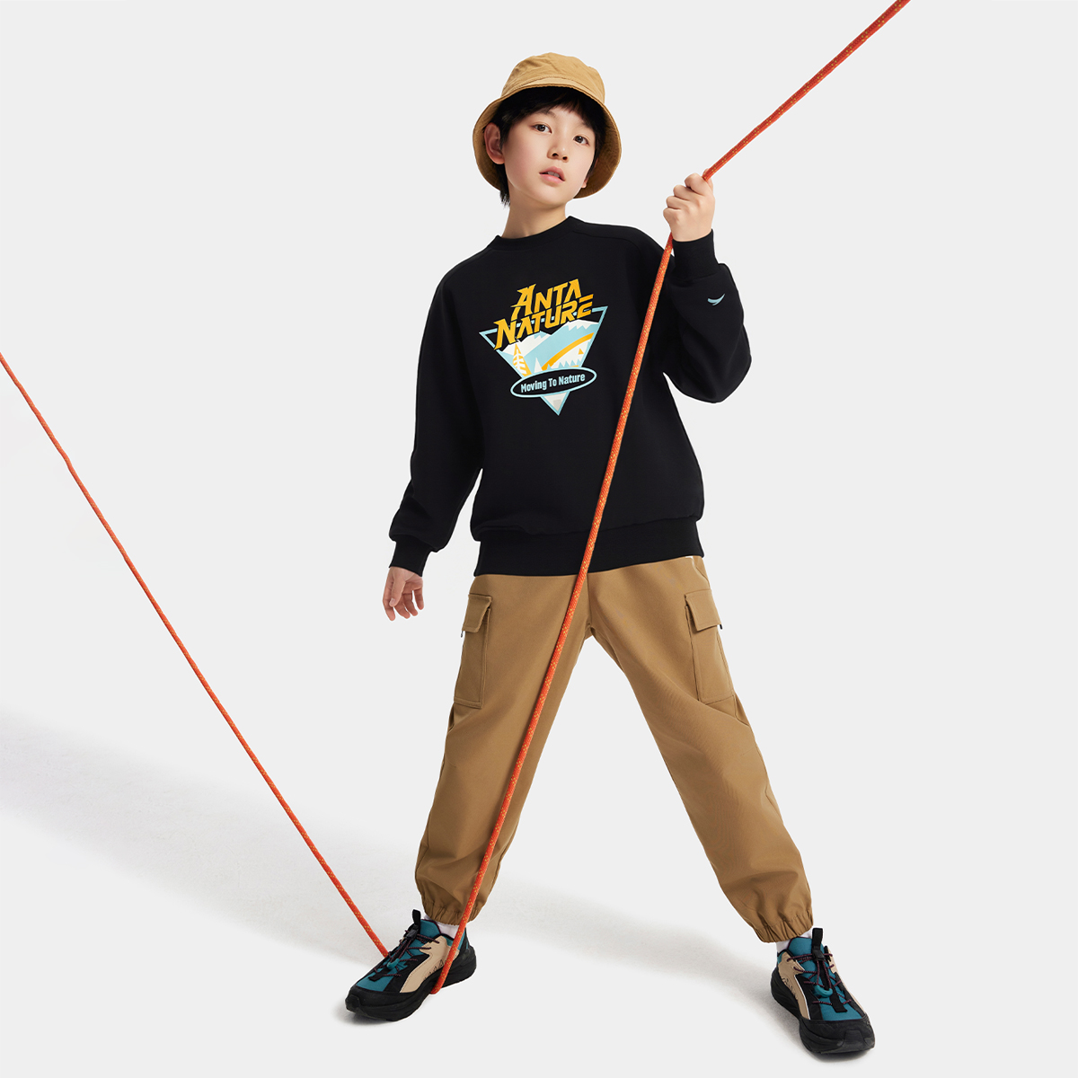 Áo Sweater Thể Thao Bé Trai Anta Kids 3525C6707-3