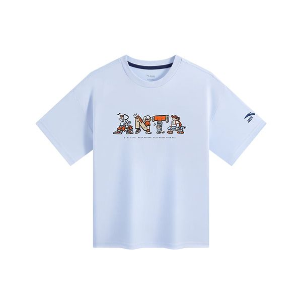 Áo Phông Ngắn Tay Thể Thao Thời Trang Bé Trai Anta Kids 3525C8103-2